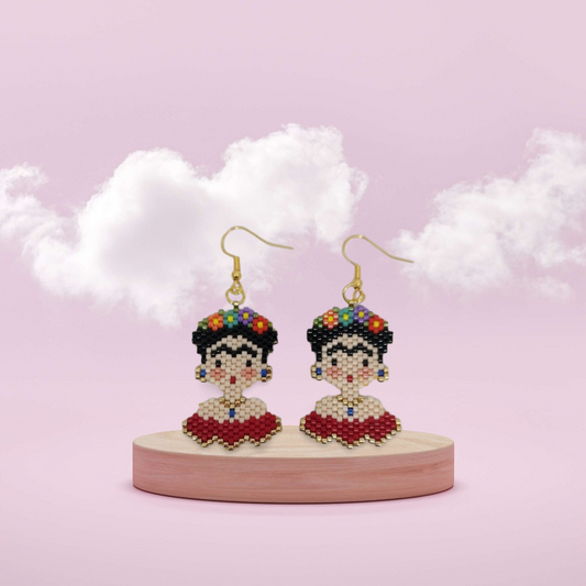 Boucle d'oreille Frida Kahlo
